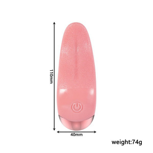 Vibrador de lengua mágica vibrador calefacción palo de masturbación coqueteo realista dispositivo para lamer vibrador femenino juguete sexual para adultos - Product Image 1