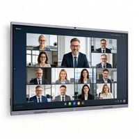 Factory HB Series 55/65/75-Inch 4K Interactive Smart AI Whiteboard with Graphics for Education in Classroom 1 Year Warranty
