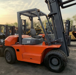 מלגזה דיזל חדשה מדגם CPCD80 של מותג מוביל עם תורן דופלקס לאחסון מדפים גבוהים - Product Image 4