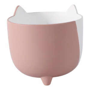 Vaso in ceramica con piedini a forma di baffi di gattino per decorazioni per la casa, interno ed esterno. - Product Image 4