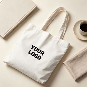 Sac fourre-tout promotionnel en toile vierge personnalisable pour femme, idéal pour les événements professionnels – Vente en gros au Canada - Product Image 1