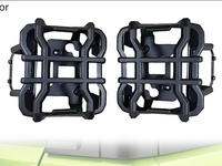 Ventes chaudes - Accessoires de voiture 4x4 - Protection de feux arrière pour Jeep Wrangler JL 2018+