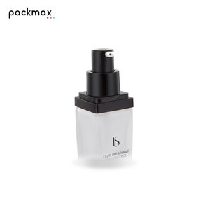 30ml premium grade glass bottle for lotion, <b>foundation</b>, and serum, complete with pump head - Product Image 4