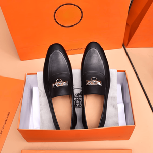 Full-grain Upper Cowhide Oxford Shoes Foamed Rubber/Latex Midsole Rubber Outsole & Fabric Lining All Seasons - Product Image 1