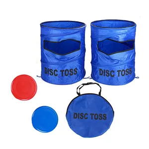 Factory Customization Outdoor Sports Games Fris bee Folding Disc Toss Flying Disk Toss Dunk Game Set