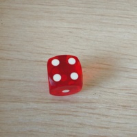 Dés de casino 2026, best-seller, haute qualité, dés personnalisés précis et transparents, 5 pièces par ensemble, dés de casino de haute qualité 19 mm avec bord