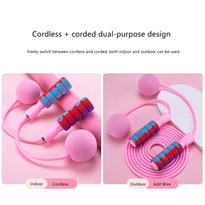 <span class=keywords><strong>Corde</strong></span> <span class=keywords><strong>à</strong></span> <span class=keywords><strong>sauter</strong></span> réglable de haute qualité pour l'entraînement, <span class=keywords><strong>corde</strong></span> <span class=keywords><strong>à</strong></span> <span class=keywords><strong>sauter</strong></span> lestée sans noyau pour le fitness - Product Image 3