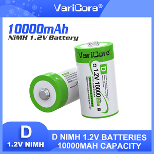 Аккумуляторная батарея Varicore D Size 10000 мАч, перезаряжаемые батареи <span class=keywords><strong>Ni</strong></span>-<span class=keywords><strong>MH</strong></span> для газовых плит/водонагревателя - Product Image 4