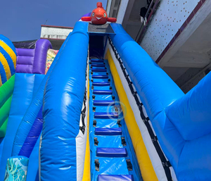 Château gonflable <span class=keywords><strong>Jumpy</strong></span> Happy Ocean, aire de jeux gonflable avec toboggan, à vendre - Product Image 3