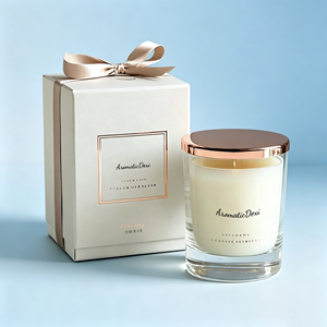 Bougie parfumée <span class=keywords><strong>de</strong></span> luxe <span class=keywords><strong>de</strong></span> marque personnalisée avec étiquette privée et emballage personnalisé avec logo pour la décoration <span class=keywords><strong>de</strong></span> la maison et les coffrets cadeaux - Product Image 3