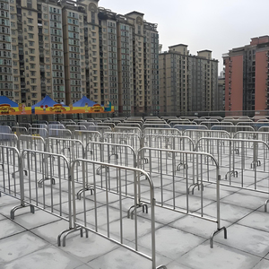 <strong>Customized</strong> Steel Metal Crowd Control Crowed <strong>Barrier</strong> Portable Barricades Temporary Fence - Product Image 2