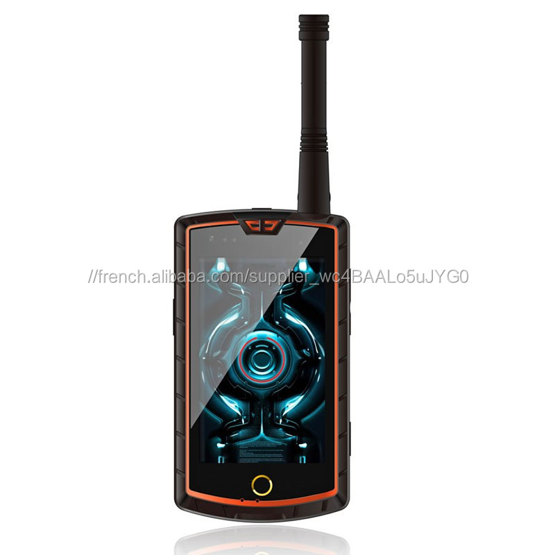 Moins cher Usine 4 pouces octa-core talkie-walkie robuste téléphone IP68 Numérique smartphone avec NFC DMR robuste téléphone