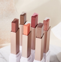 Vente en gros de fard à paupières bicolore dégradé de velours bâton de fard à paupières marque privée imperméable à l'eau stylo fard à paupières couleur mate maquillage