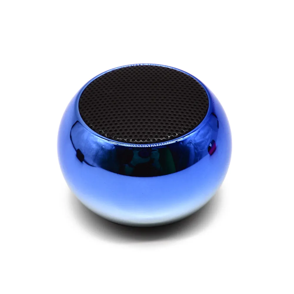 New Blue Tooth Bluetooths Stereo Subwoofer Portable Speakers Music Box Round BT Speaker Mini Wireless