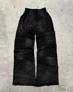 Tùy Chỉnh Bông Thời Trang Dạo Phố Tất Cả Các Hơn In Rhinestone loe Mồ Hôi Và Áo Bộ Chất Lượng Cao Tracksuit Mồ Hôi Phù Hợp Với Người Đàn Ông - Product Image 3