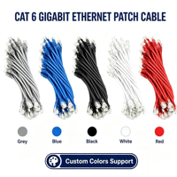 Cable de Red LAN Cat6 UTP FTP SFTP de 4 Pares, Resistente y Duradero, para Instalación de Redes en Edificios Inteligentes
