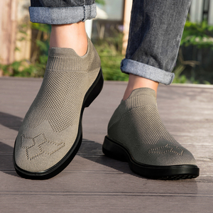 נעלי גברים עסקיות-קז'ואל, סליפ-און, רשת עליונה, קלות משקל, נושמות, נגד החלקה, עיצוב מינימליסטי נצחי, נוחות ללא הגבלה - Product Image 6