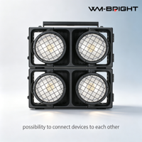 Projecteur LED extérieur IP65 à 2 faisceaux RGBLAC DMX512 pour DJ et discothèque