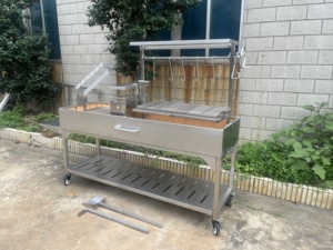 Santa Maria <strong>Grill</strong> Wood Charcoal Bbq Adjustable Height Ratchet and Pawl Lift System <strong>Argentinian</strong> <strong>Grill</strong> - Product Image 3