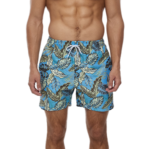 Wholesale Customized <b>Men's</b> Casual Board Shorts Swim <b>Trunk</b> Plus Eco-Friendly Stretch Breathable Polyester Heat-Transfer Printed - Product Image 2