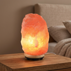 Lámpara de Sal Rosa Pura al por Mayor, Tallada en Forma Natural, Ecológica, Purificadora de Aire, en un Increíble Color Blanco, Lámpara del Himalaya - Product Image 1