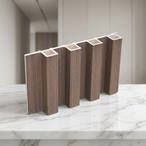 Factory Price Wood-<b>Plastic</b> Composite 3D Fluted <b>Wall</b> <b>Panel</b> Modern Design Indoor Decoration Waterproof Fireproof Household - Product Image 1
