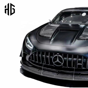 Facelift Auto Body Part Black Series Style Demi-Fiber De Carbone Voiture Pare-chocs Avant Moteur Capots Pour Mercedes Bens <span class=keywords><strong>Amg</strong></span> Gt Gtr Bonnet - Product Image 5