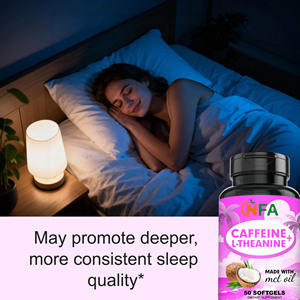 OEM Caffeine Softgel Capsules May Reduce Stress Symptoms & Support Mood Stability During Stress for Adults - Product Image 6