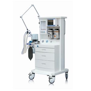 Anestesi medis stasiun kerja oksigen dapat digunakan kembali nitrus oksida udara klinik darurat rumah sakit troli dioperasikan baterai medis - Product Image 1