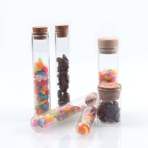 Embalagem de Tubo de Vidro Borossilicato Resistente ao Calor para Armazenamento de Chá e Chá de Flores, Transparente, Tamanho Personalizado - Product Image 5