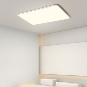 Lámpara de <span class=keywords><strong>Techo</strong></span>, Espectro Completo, para Sala de Estar, Moderna y Sencilla, Grande, para Salón Principal, Blanca, Ultrafina, Rectangular, Zhongshan - Product Image 1