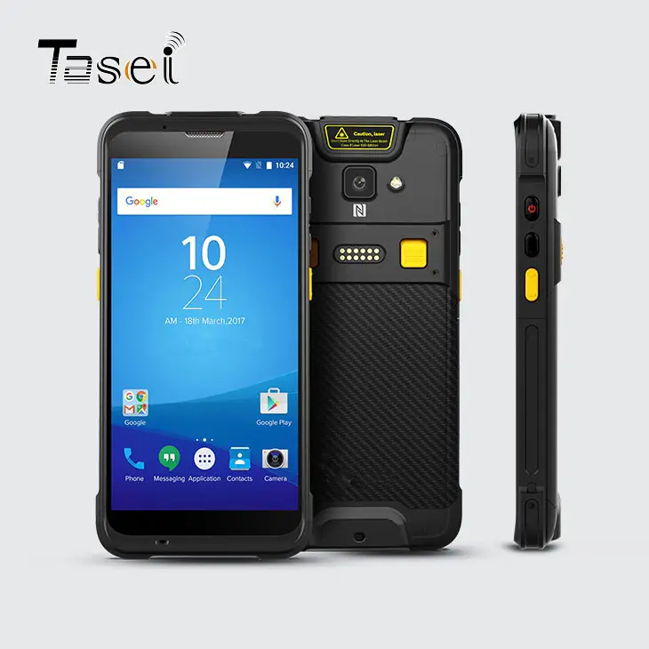 Robuuste IP65 Android 9.0/11 5.5 Inch 1D 2D 4G Qr Barcode Scanner Inventaris Pda Mobiele Handheld Data terminal