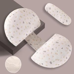 Almohada de embarazo tejida con posicionador de cadera de maternidad de doble cara ajustable verde para soporte de estómago de vientre trasero cómodo - Product Image 5