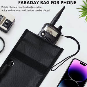<span class=keywords><strong>Protection</strong></span> pour smartphone, bloqueur de signal de téléphone portable, pochette de blocage de signal RFID GPS, sacs Faraday pour téléphones et clés de voiture - Product Image 2