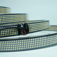 Luces LED Blancas de Doble Cara de 17 Pulgadas y 10 Filas para Ruedas, Kit de Iluminación Impermeable IP68 de Aluminio 5730 para Camionetas Elevadas y Camiones Todoterreno