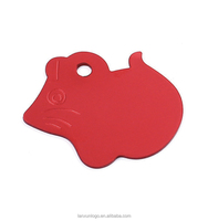 Doppelseitiges Metall-Hunde-ID-Tag mit individuellem Stanzmuster: Blumen-/Frucht-/Pyramiden-Design, Abschluss-, Chinesisch-Neujahrs-, Antik- und Modern-Design