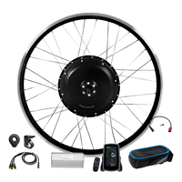 Kit de conversion de vélo électrique programmable 48V-72V 1000W avec batterie au lithium en option