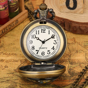 Steampunk Vintage accessoires pendentif <span class=keywords><strong>en</strong></span> métal <span class=keywords><strong>montre</strong></span> de poche Antique avec symbole Tai Chi - Product Image 2