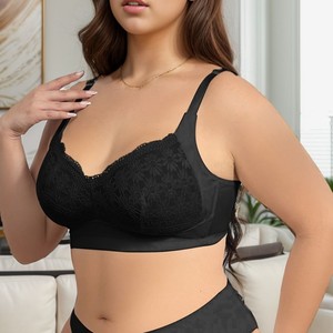 <span class=keywords><strong>Soutien</strong></span>-<span class=keywords><strong>gorge</strong></span> en dentelle sans armatures grande taille <span class=keywords><strong>pour</strong></span> femmes, idéal <span class=keywords><strong>pour</strong></span> les poitrines généreuses, anti-accroc, vente en <span class=keywords><strong>gros</strong></span> - Product Image 5