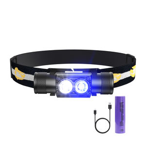 Mini <span class=keywords><strong>Linterna</strong></span> Frontal LED <span class=keywords><strong>de</strong></span> Alta Potencia, 850 Lúmenes, Recargable por USB, para Pesca, Camping y Actividades al Aire Libre - Product Image 2