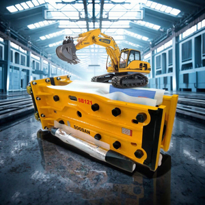 Martillo Hidráulico Silencioso Tipo Superior SB121, Equipo de Servicio, 2632 kg de Peso para 28-35 Toneladas, 1 Año de Garantía, Origen Shandong - Product Image 1