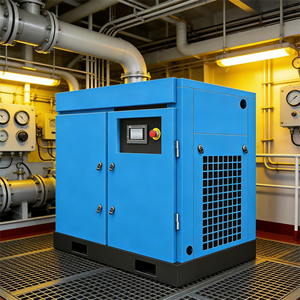 מדחס אוויר תעשייתי כללי 7.5 קילוואט 10 כוחות סוס 11 קילוואט 15 כוחות סוס מדחס אוויר מסחרי בורגי לשיטת ייצור במפעל - Product Image 1