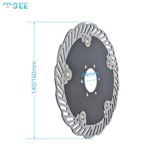 Pastilhas de Freio a Disco para Bicicleta MTB SeeMore, Rotor de Seis Pinos, Fabricação de Disco para Bicicleta MTB 160MM/140MM, Pastilhas e Rotores de Fibra de Carbono - Product Image 2