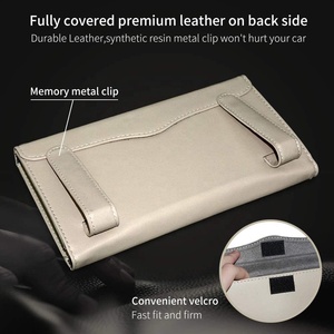 Mignon Bling <span class=keywords><strong>voiture</strong></span> <span class=keywords><strong>porte</strong></span>-mouchoirs en cuir scintillant pare-soleil organisateur avec cristal diamants accessoires féminins pour les femmes - Product Image 4