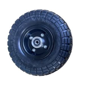 Nouveau 10 pouces 4.10/3.50 <span class=keywords><strong>Roues</strong></span> libres plates avec jante en alliage d'<span class=keywords><strong>aluminium</strong></span> pour chariot à main de <span class=keywords><strong>brouette</strong></span> - Product Image 6