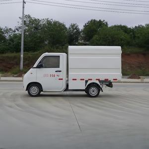 รถขนขยะไฟฟ้าขนาดเล็ก3 CBM แบตเตอรี่ลิเธียมเหล็กขนาด1000กก. ถังแขวนข้างรถเก็บขยะ - Product Image 5