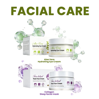 Crème hydratante pour les yeux à l'aloe vera 50 ml, squalane, hyaluronate de sodium, atténue les rides du contour des yeux, raffermissante, éclaircissante, pH équilibré, OEM ODM