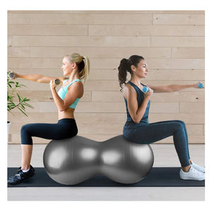 Logo personalizzato Anti-scoppio PVC pearut <span class=keywords><strong>Ball</strong></span> per il Fitness fisioterapista per lo Yoga esercizio di lavoro parto e di addestramento del cane - Product Image 2