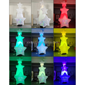 Xixi đồ chơi <span class=keywords><strong>Inflatable</strong></span> dẫn nón sao cho bên sự kiện lễ hội ngày lễ quảng cáo inflatables bao gồm ngà trụ cột LED ánh sáng - Product Image 5