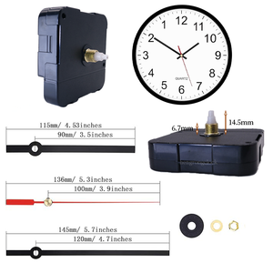 Độc Đáo Xếp Hiển Thị Đồng Hồ Cơ Chế Chuyển Động Bộ Dụng Cụ Thay Thế Cho Sáng Tạo Tự Làm Đồng Hồ Ngược Chiều Đồng Hồ Với Bàn Tay Màu Đen - Product Image 3